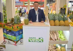 Visaroots growers of pineapples and roots will sell frozen pineapples from 2023 in their new plant purpose built for this says Christian Villalbos Quiros.